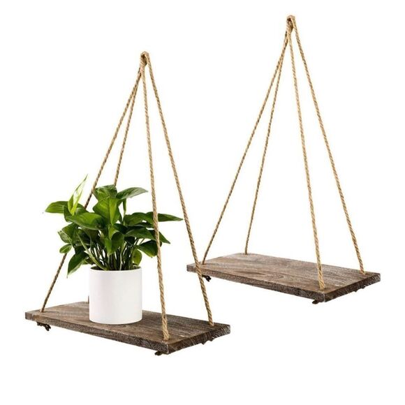 TIMEYARD Decorative Wall Hanging Shelf - Picture 1 of 6